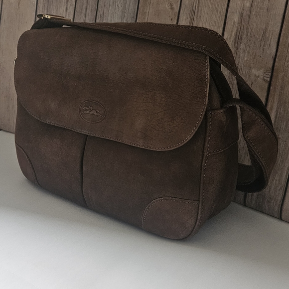 Longchamp Rich Brown Messenger Bag - Picture 2 of 12